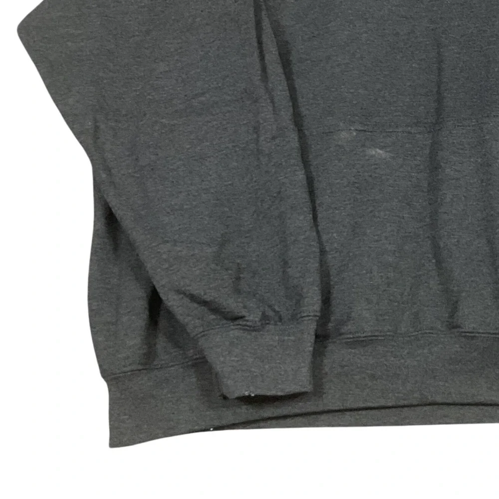 Gildan Heavy Blend Sweat Transformation Hoodie Mens XL Gray Graphic Gym Pullover - Picture 4 of 9